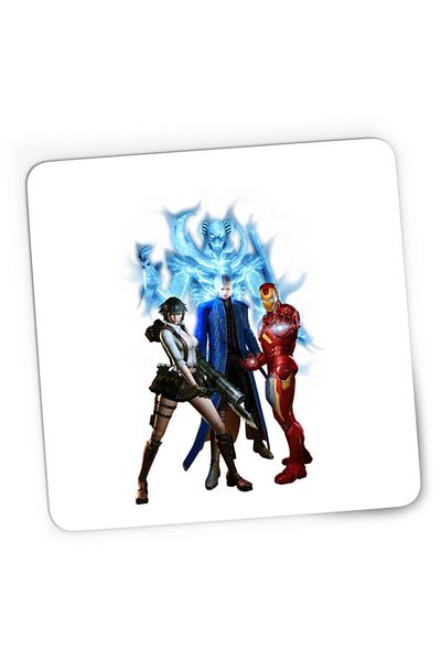 OEM Mousepad Gaming Ironman Devil May Cry Vergil Lady Demons, 21x19 см