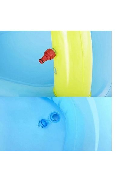 Intex Bestway Inflatable Children's Pool, Fantastic Aquarium Play Center, 239cm x 206cm x 86cm