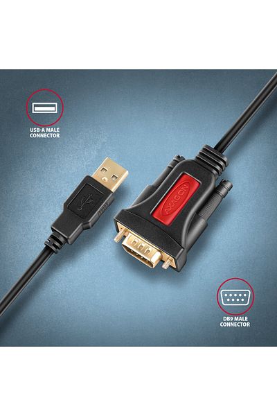 Axagon USB - SERIAL Active Adapter | ADS-1PSN