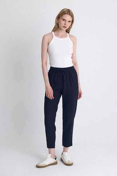 Rays Drawstring Leg Tassel Detailed Pocket Elastic Trousers 4228