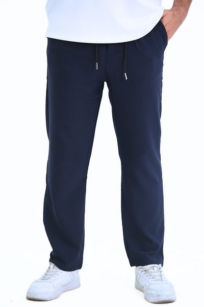 EXSPORT Double Fabric a Quality Baggy Straight Leg Trousers