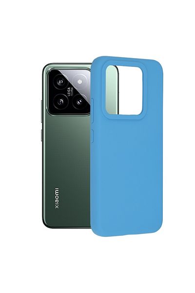 Techsuit Carcasă pentru Xiaomi 14 - Silicon cu Margini Moale - Albastru Denim