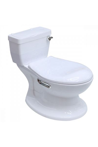 Little Mom Little Mom White musical potty for children, educational model with realistic mini-toilet design, with a