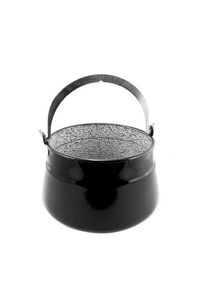 Perfect Home Enameled saucepan with handle, flat bottom, 8 L, Perfect Home
