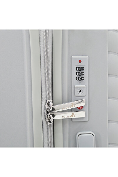 MELIFE Hardshell Trolley Luggage Set of 3