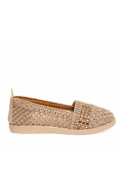 Papuçcity Sprs 03180 Women's Knitted Detailed Daily Ballerinas