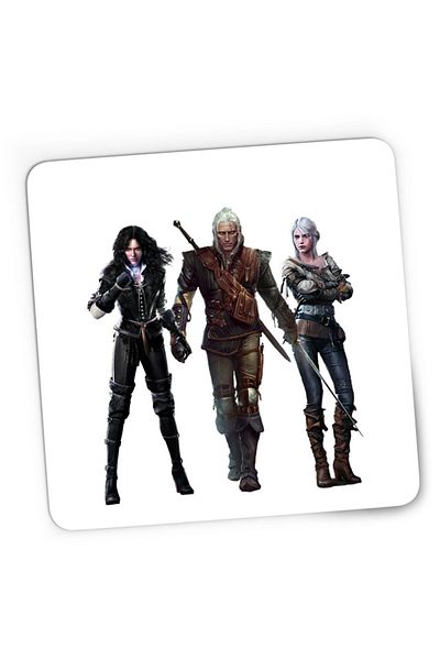 OEM Mousepad Gaming Witcher Gerald Yennifer Wizard Magic Tank, 21x19 см