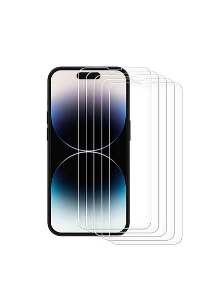 Joyroom Szkło hartowane 9H do iPhone 14 Plus na cały ekran Knight 2.5D FS TG ZESTAW 5szt.
