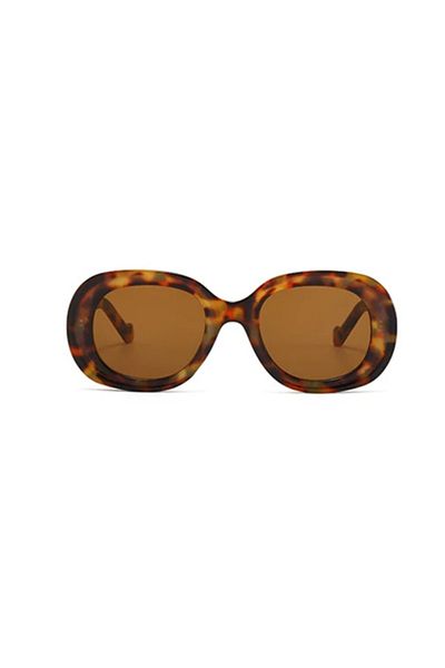 Toz Vintage Zulela Leopard Print Vintage & Retro Unisex Sunglasses