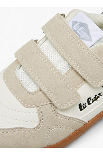 Lee Cooper Boys' Panelled Sneakers with Hook and Loop Closure