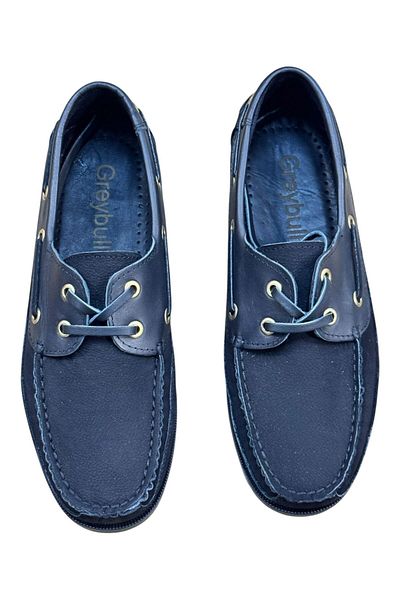 Greyybull Shoes черни летни мокасини с подметка от черен набук