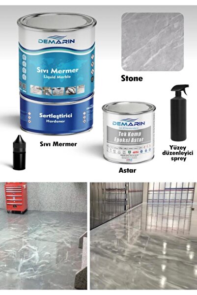Demarin Sıvı Mermer Takım ( Liquid Marble Kit )