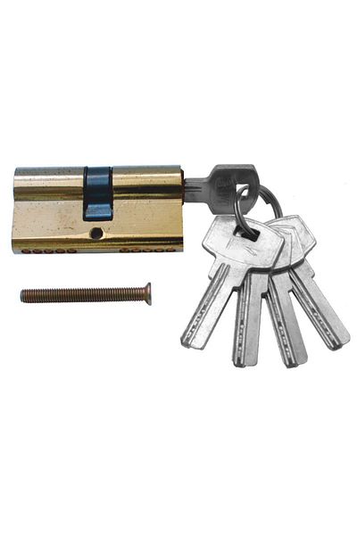 flores Yellow lock with , 60 mm, with 5 keys
