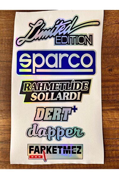 Sm Motors ملصق زجاجي خلفي للسيارة مكتوب عليه هولوغرام للباب الجانبي، إصدار محدود