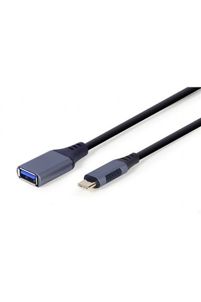 Cablexpert Żeńskie | 4-pinowe USB typu A | Męskie | 24-pinowe USB-C | Szare