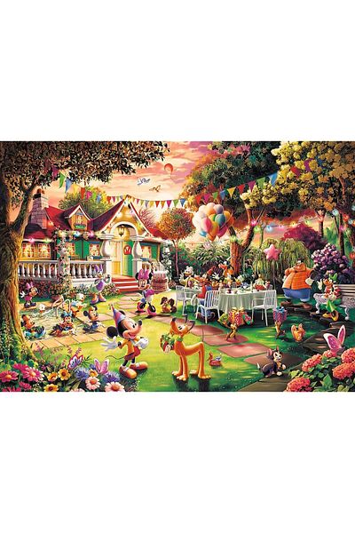 Trefl PUZZLE 1000 PREMIUM PLUS DISNEY MICKEY MOUSE PETRECERE ZI DE NASTERE