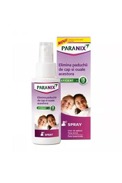 Paranix Tratament spray împotriva păduchilor de cap, 100 ml,