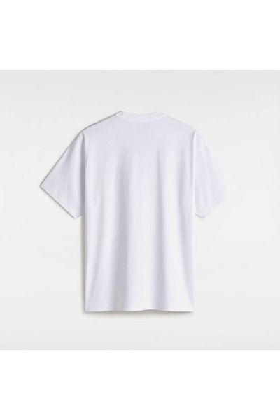 Vans Ανδρικό T-Shirt Beyaz Left Chest II Loose Ss VN000P1PWHT1