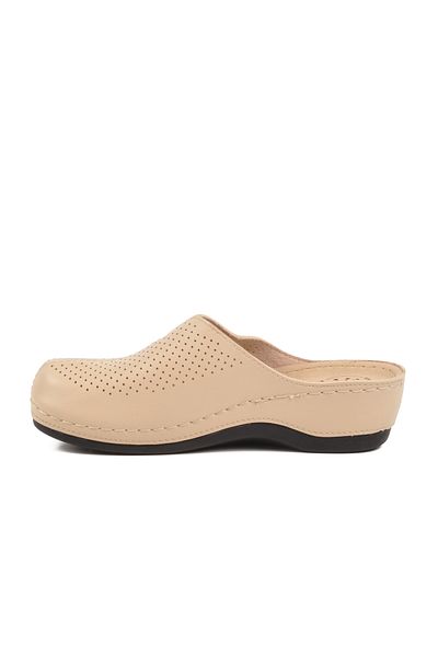 AYK'S Beige Women's Slippers 15.050 Z
