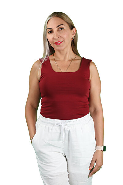 BALİNS Kadın Kare Yaka Tişört