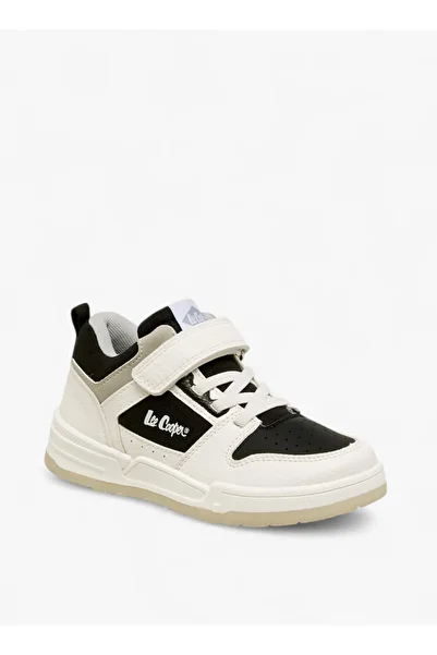 Lee Cooper Boys' Panelled Sneakers with Hook and Loop Closure