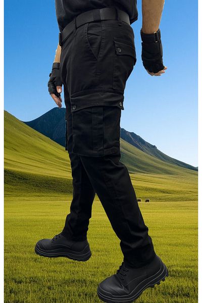 Polviton Men's Cargo Pants Outdoor Fabric