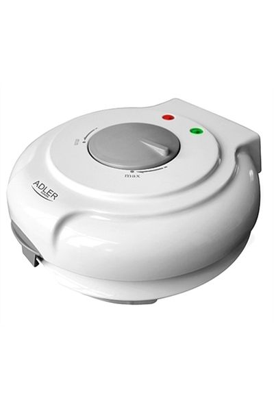 Adler Europe Adler | Gofrownica | AD 3038 | 1500 W | Ilość ciasta 1 | Rożek lodowy | Biały