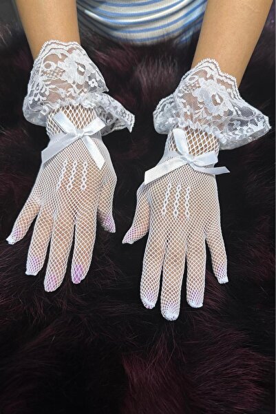 Bikini Mayokini Dünyası Курделелі Дантель Елдівен - Беяз