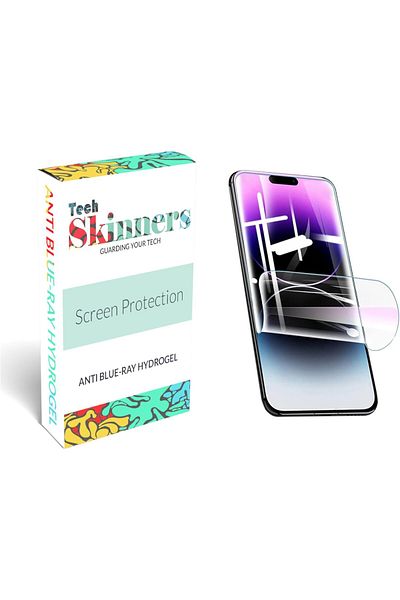 Generic Tech Skinners OnePlus 9 (2021) - Hydrogel Anti Blue Light Screen Protector, Pack of Two