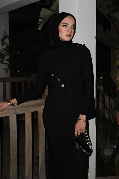 Moda Ebrar Noir Dress Black