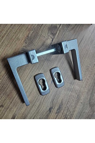 Windoform Atlas Double Sided Rosette Push Door Handle Silver