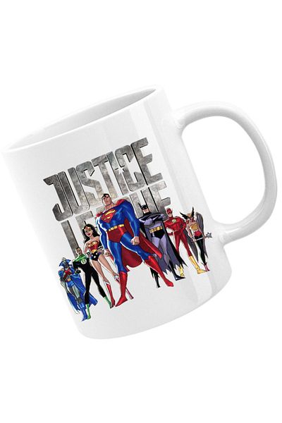 OEM Cana Superman Justice League Wonder Woman Batman Captain, alba, 330 ml