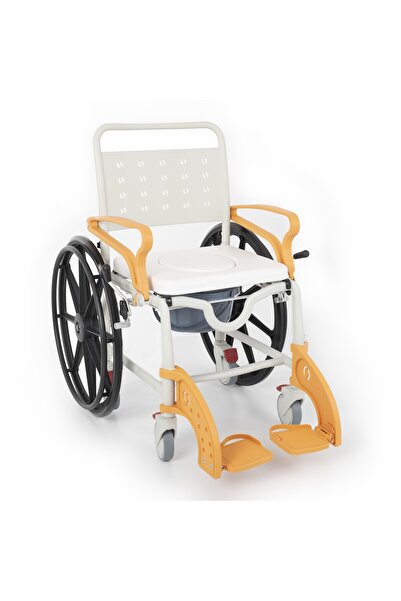 Comfort Plus DM-8088D Soft Turuncu Banyo ve Tuvalet Tekerlekli Sandalye