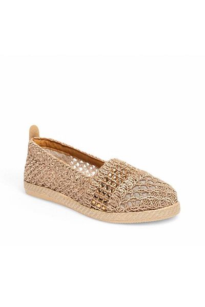 Papuçcity Sprs 03180 Women's Knitted Detailed Daily Ballerinas