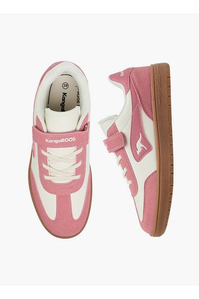 Kangaroos Women's Panelled Sneakers with Hook and Loop Closure