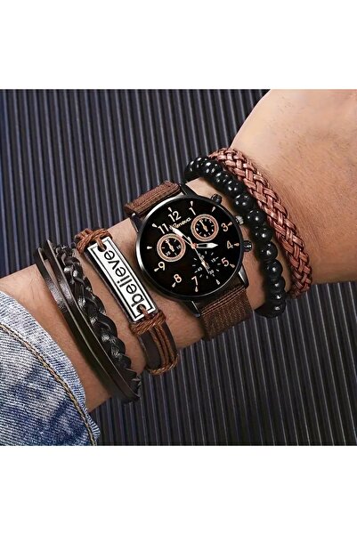 Feronnucci Erkek Saat ve Bileklik Seti ST-526