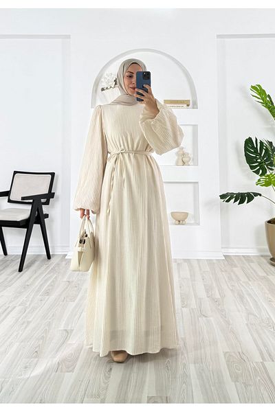 EFSUN MODA ΦΟΡΕΜΑ ΜΕ ΠΟΥΛΟΥΡΑ VRN ΠΟΛΥΕΣΤΕΡΙΚΟ ΥΦΑΣΜΑ ΦΩΛΙΑ - ΦΟΡΕΜΑ ΜΕ ΜΑΝΙΚΙ ΜΠΑΛΟΝΙ ΚΡΕΑΤΙΚΟ ΚΟΛΑΡΙ ΖΩΝΗ