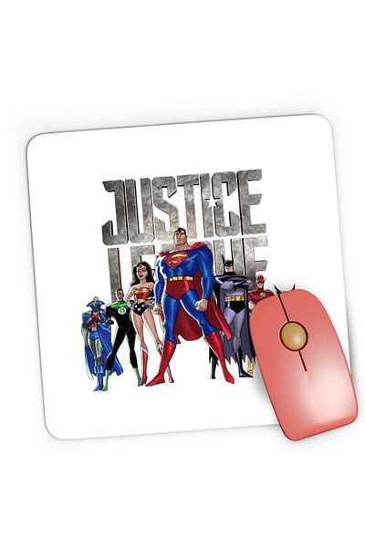OEM Mousepad Gaming Superman Justice League Wonder Woman Batman Captain, 21x19 см