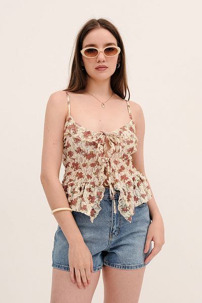 Addax Floral Lace Blouse A17415