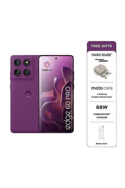 Motorola Edge 60 Pro 5G Dual SIM PANTONE Sparkling Grape 12GB+12GB RAM 512GB