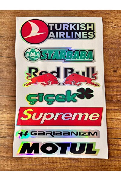 ototime Oto Arka Cam Yazısı Hologramlı Yan kapı, Yan Cam Stickerı Turkısh Aır...