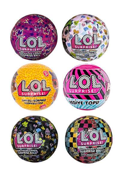 Gayoor LOL SÜRPRİZ SAKIZLI HEDİYE TOPU 15GR - ALTILI