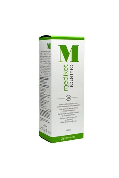 Benemedo Șampon Mediket Ictamo pentru iritații și exces de sebum, 180 ml