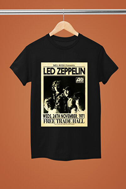 MAGORS TRIUC ROCK REGULAR MÂNĂ SCURTĂ BUMBAC IMPRIMAT ZEPPELIN