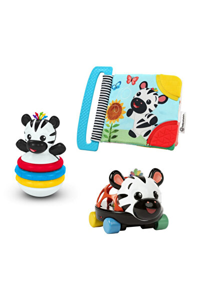 Baby Einstein مجموعة هدايا زين الحمار الوحشي المكونة من 3 قطع