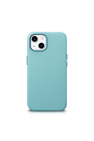 ICARER Husă magnetică din piele pentru iPhone 14 Plus cu husă din piele premi...