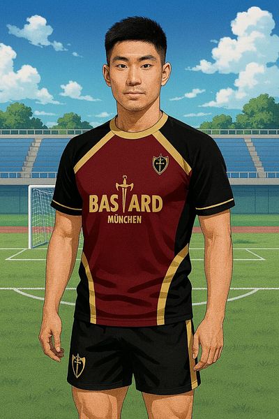 Karakedi Anime Blue Lock 10 Kaiser Jersey Tshirt-Shorts 2Pcs Set