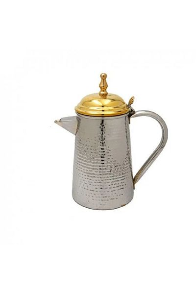 BASURRAH Milk Jug Set 1-1.2-2 Liters Silver Color