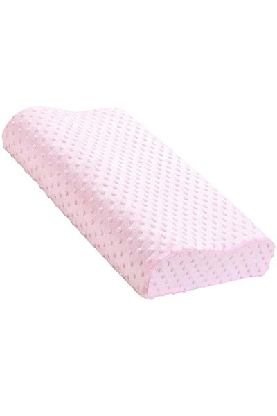 Aptel Memory foam pillow, pink, 46x28x5 cm