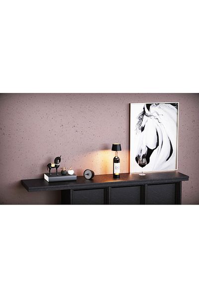 Tescomak LED Touch lamp suitable for all types and sizes of bottles 841 black